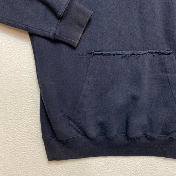 VINTAGE Penn State Nittany Lions Sweatshirt Mens L Navy OBV 1/4 Zip Pullover - Picture 7 of 15